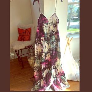 BCBG Tie-Dyed Maxi Dress